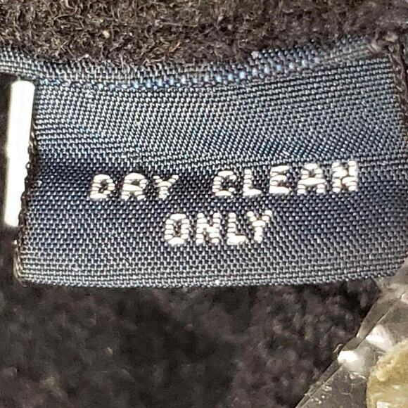 Polo Ralph Lauren Lambswool Sweater Mens Collared 1/4 Button Black Large Vintage - Picture 8 of 9